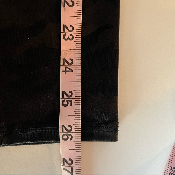 Spanx metallic camo print high waisted leggings black 20234 - Picture 12 of 16